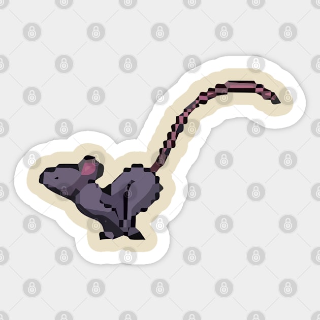 Pixel Mice Sticker by CurlyLamb